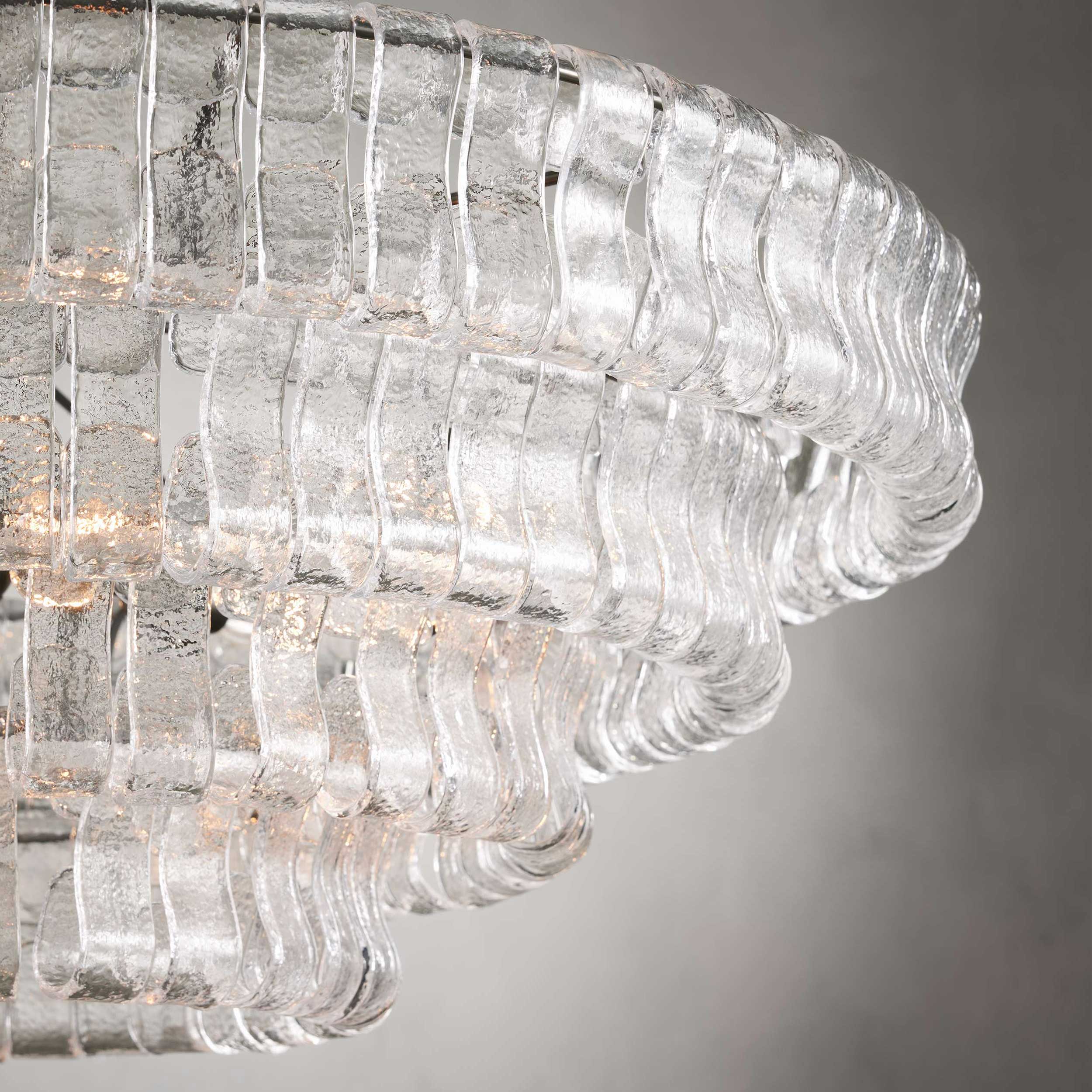 Ghiaccio Round Chandelier 36", 48"